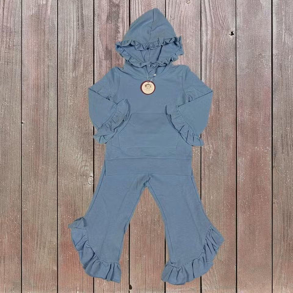 Blue Hooded Jogger Set (RTS)