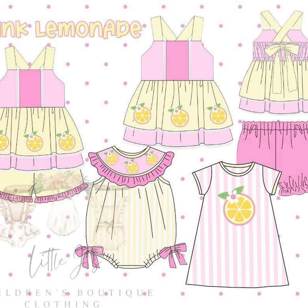 S&H Pink Lemonade- Dress (RTS)