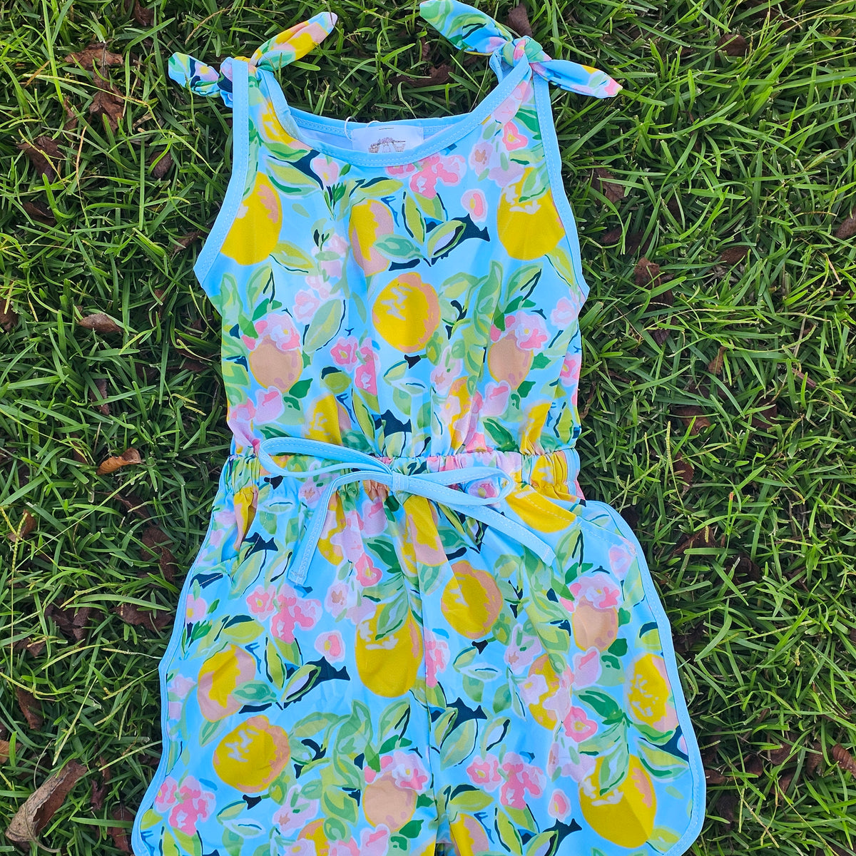 Summer Rompers - Lemons (RTS)