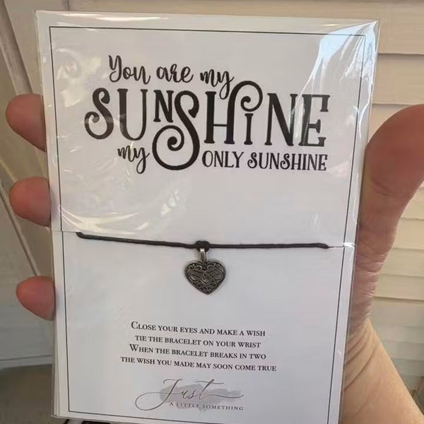 You Are My Sunshine Bracelet (RTS)