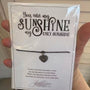 You Are My Sunshine Bracelet (RTS)