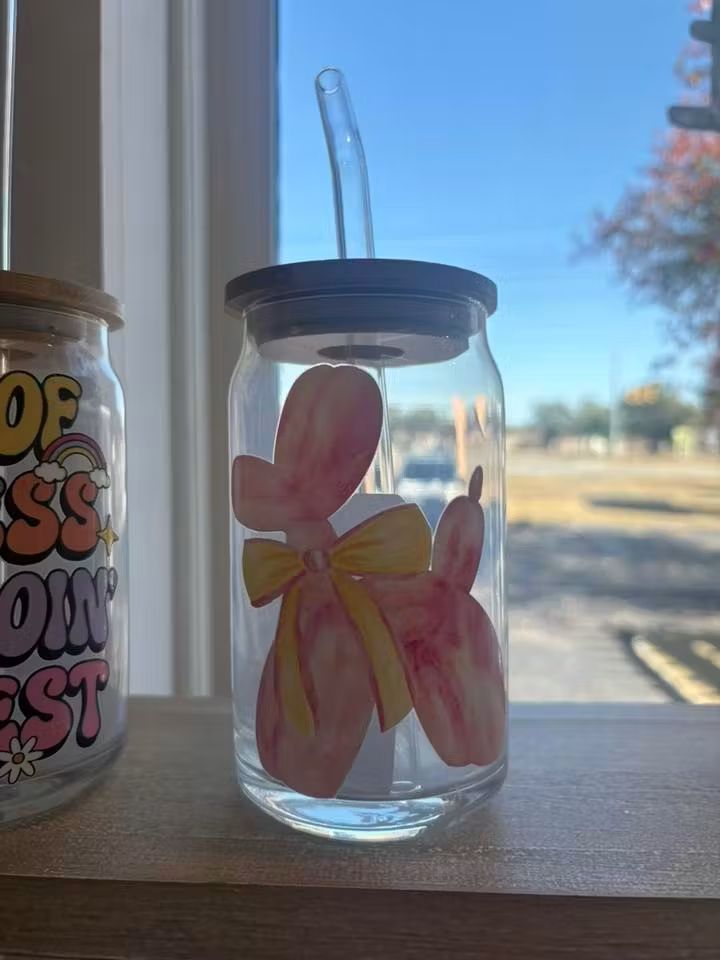 Yellow Bow Tumbler (RTS)