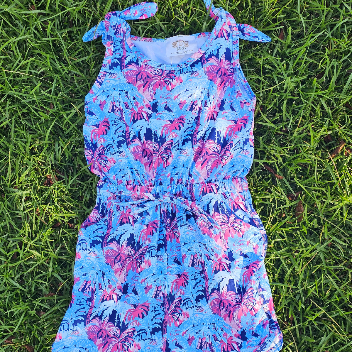 Summer Rompers - Blue (RTS)