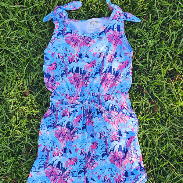Summer Rompers - Blue (RTS)