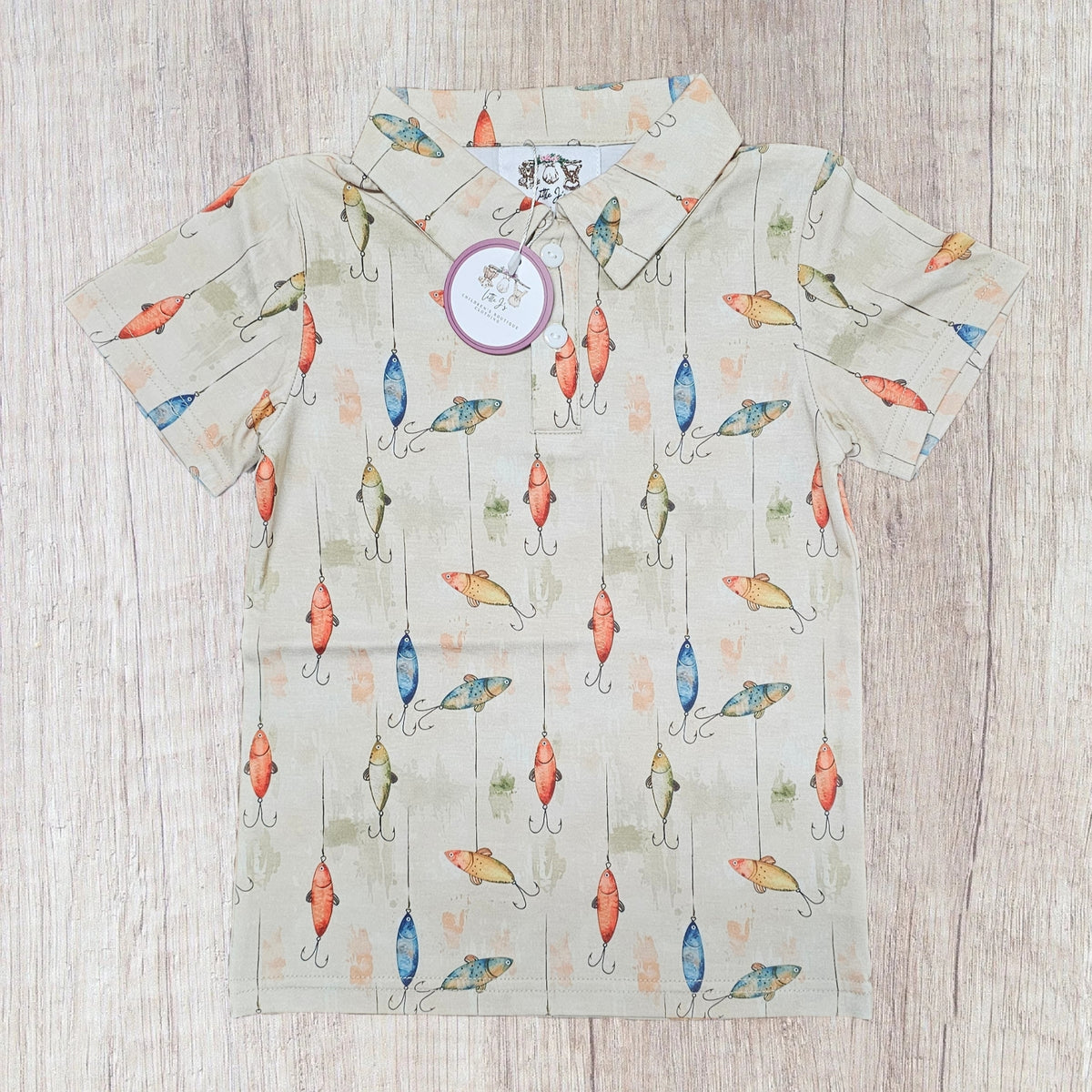Boys Outdoor Polo Collection- Fishing Lures (RTS)