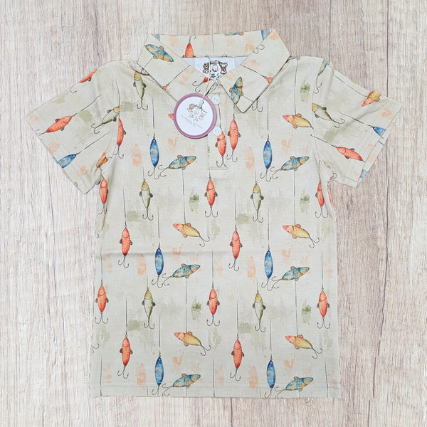 Boys Outdoor Polo Collection- Fishing Lures (RTS)