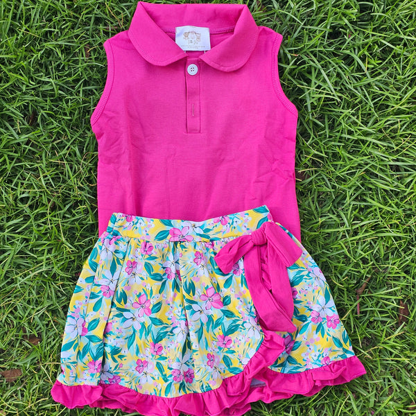 Sassy Skort Collection- Hot Pink (RTS)
