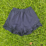 Girl Ruffle Shorts - Navy (RTS)
