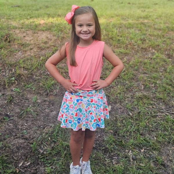 Leopard Skort Set (RTS)