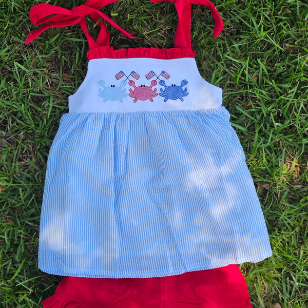 Patriotic Crabs - Girl Set (RTS)