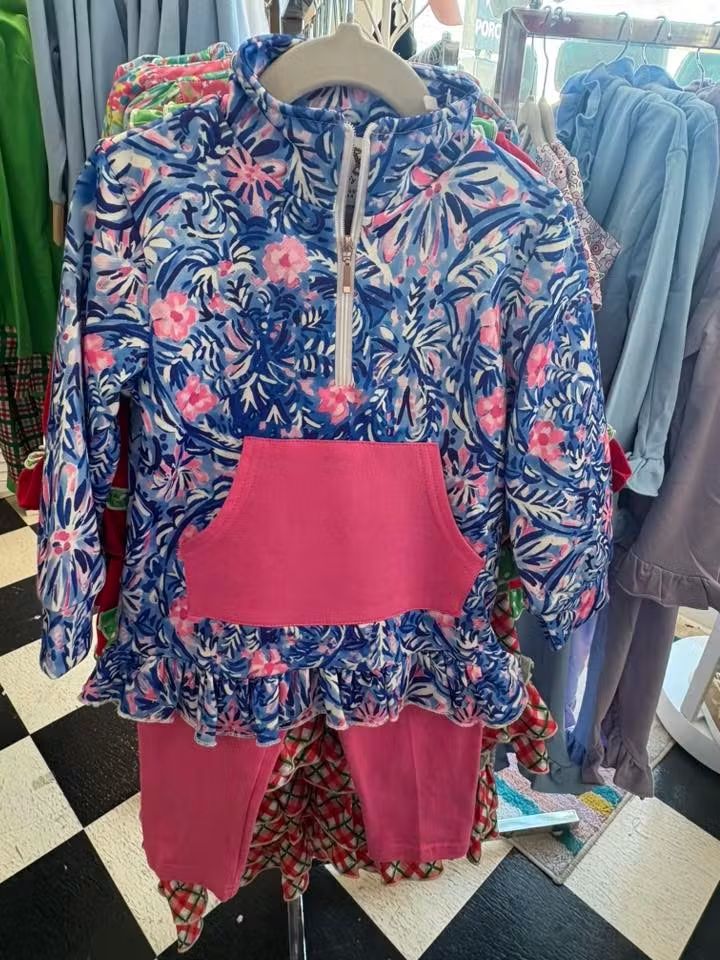 Blue Girly Pullover Set (RTS)