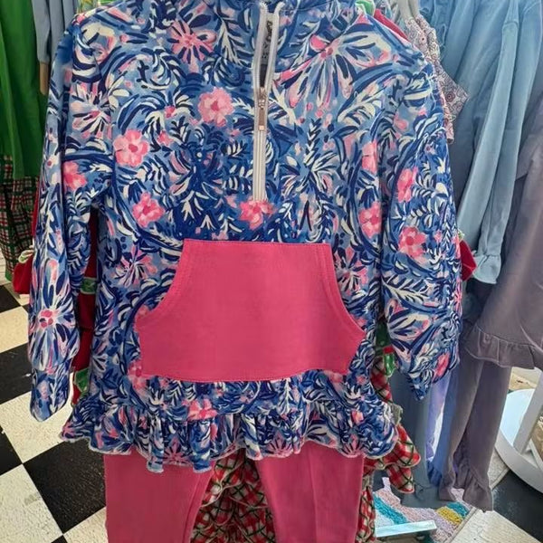 Blue Girly Pullover Set (RTS)