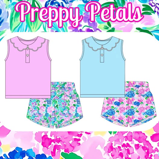 Preppy Petals- Pink Set (RTS)