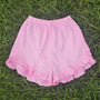 Girl Ruffle Shorts - Pink (RTS)
