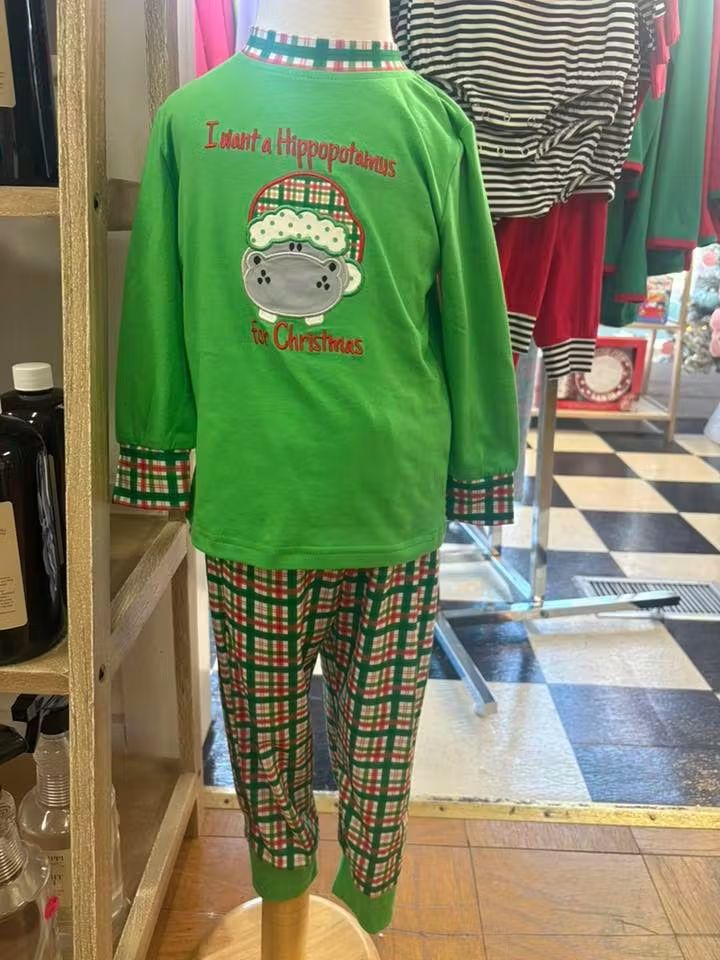 I Want A Hippopotamus Pant Set - Boy (RTS)