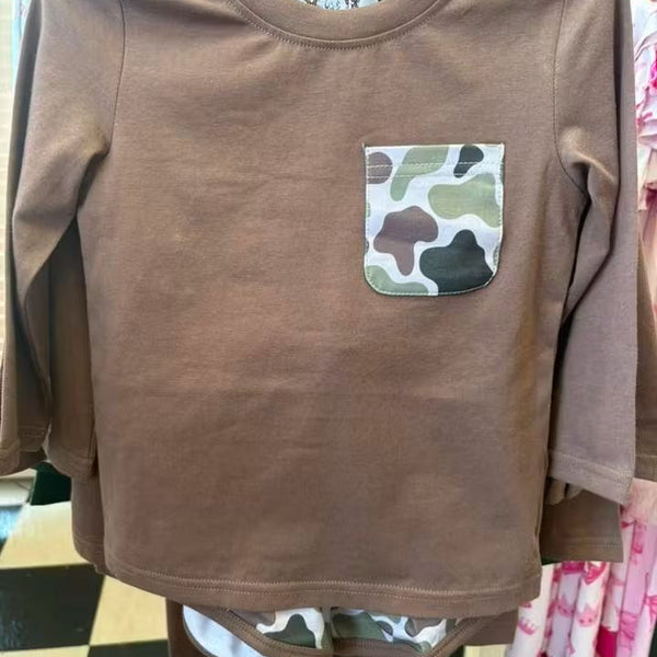 Brown Camo Set - Boy (RTS)
