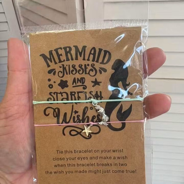 Mermaid Kisses & Starfish Wishes Bracelets (RTS)