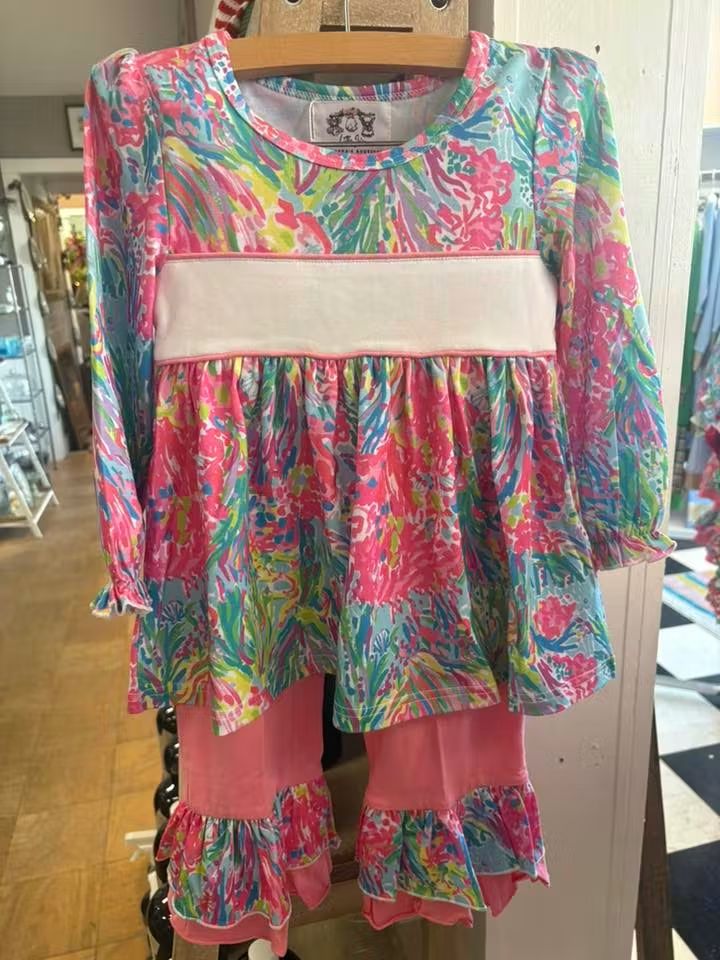 Madelyn's Monogram Pant Set (RTS)