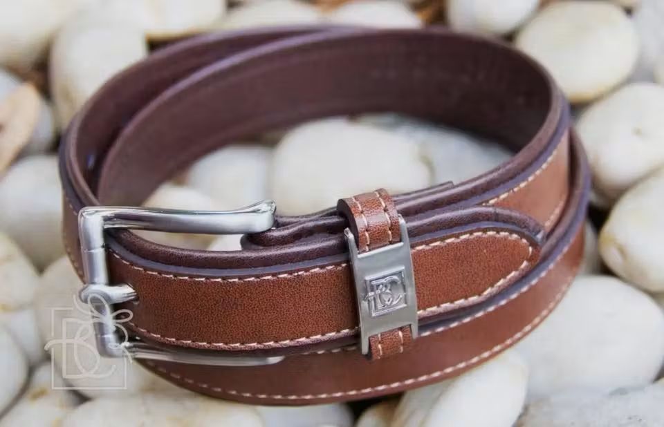 Double Leather Belt - Small 22"(RTS)