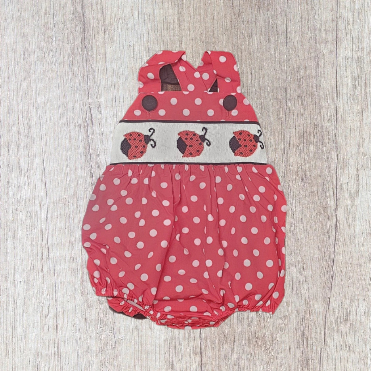 Ladybug Smock Bubble (RTS)
