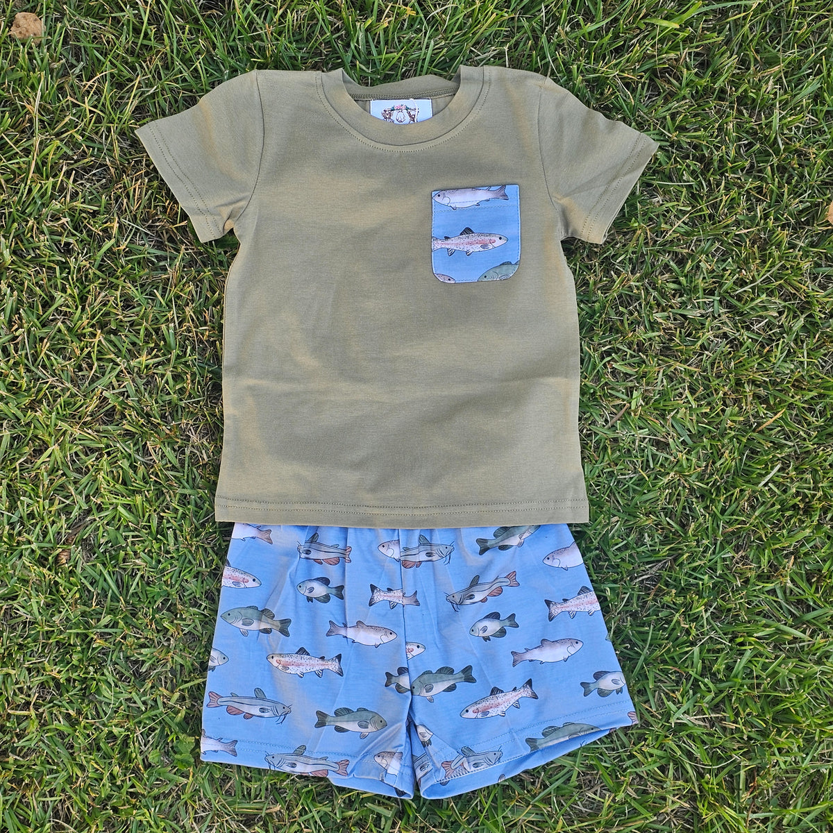 Little Dude Everyday Wear - Fish Set (RTS)