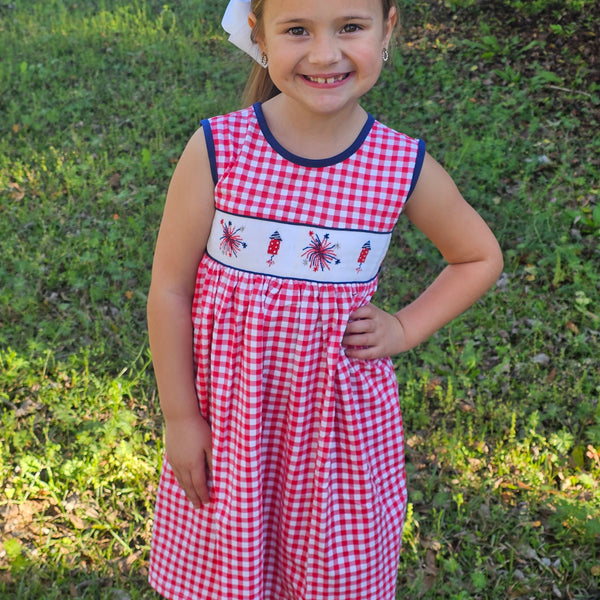 Little Firecracker Dress (RTS)