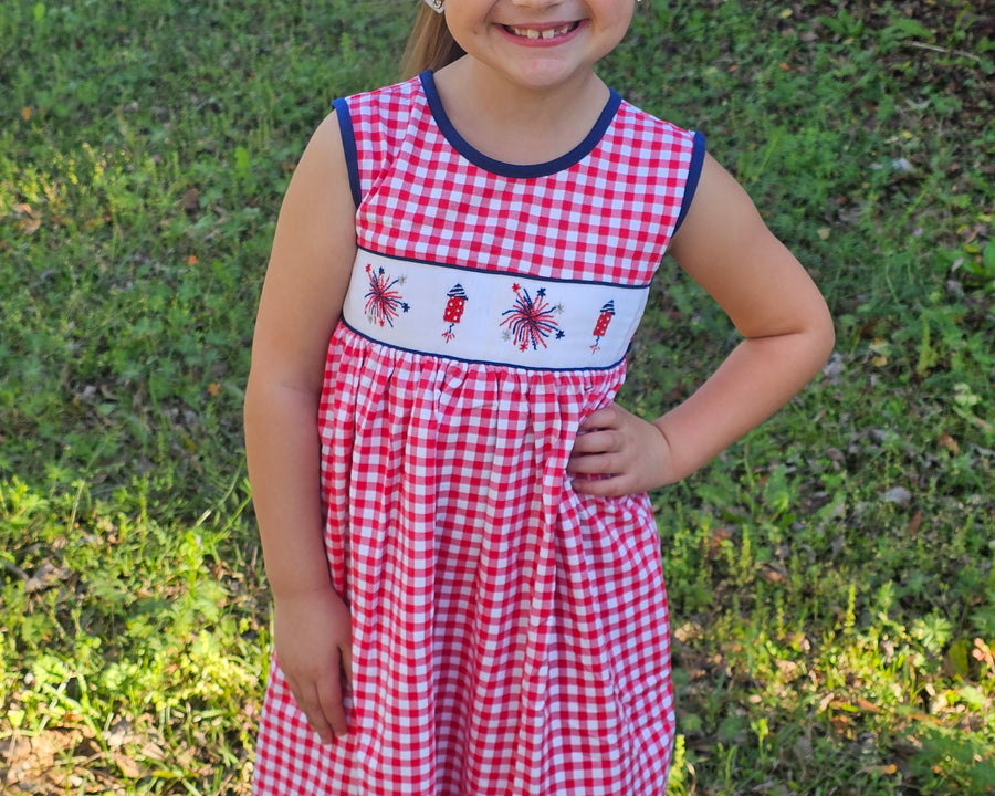 Little Firecracker Dress (RTS)