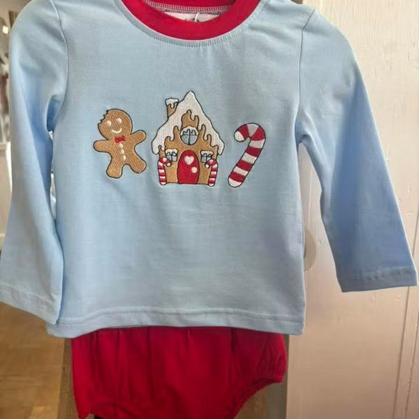 Christmas Trio Bloomer Set - Boy(RTS)