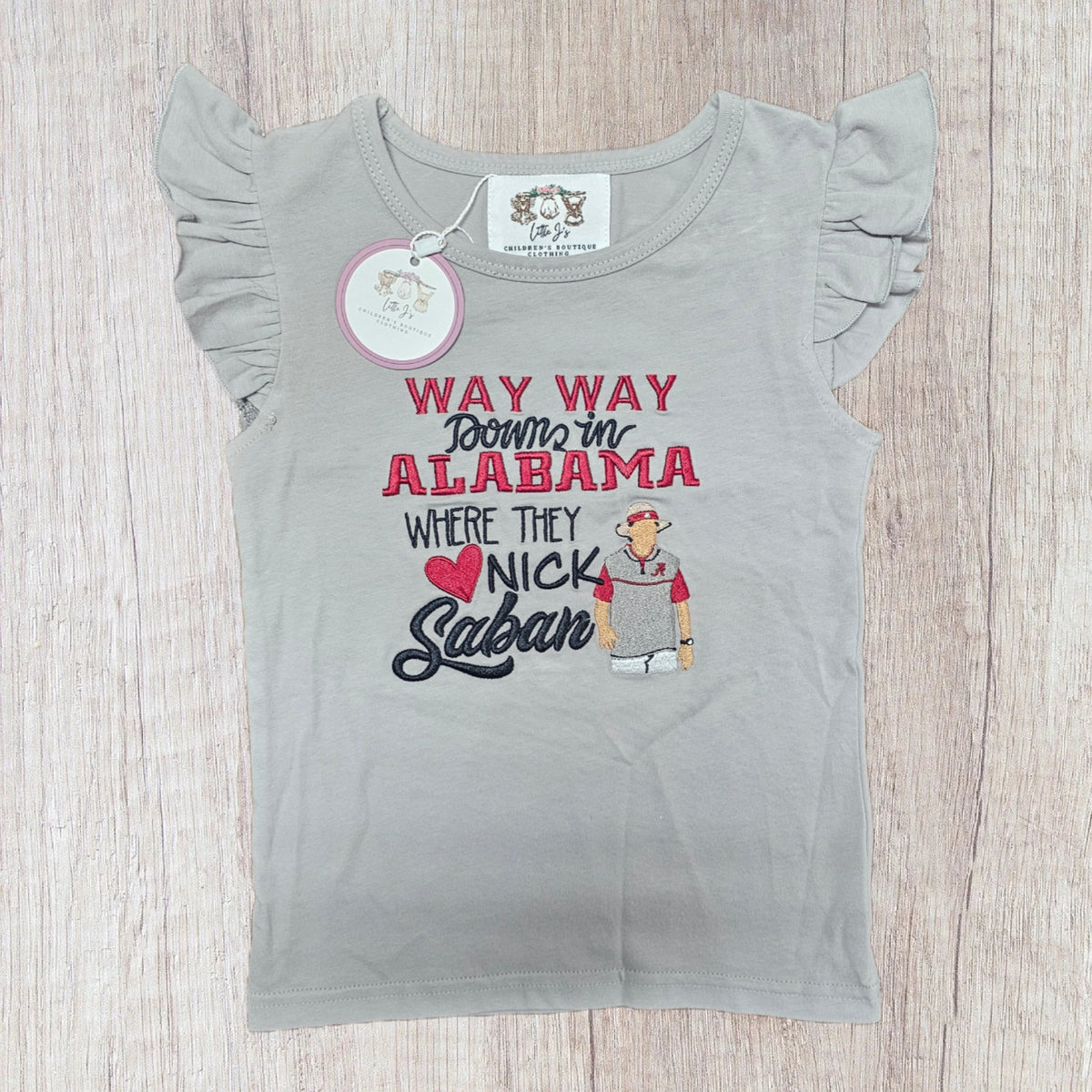 Way Way Down In Alabama - Girl Shirt (RTS)