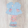Spring Flowers Pants Set- (RTS)
