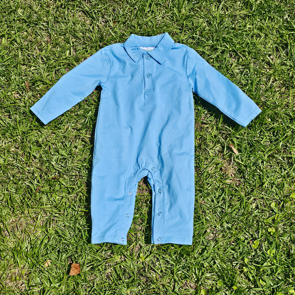 Boys Blue Romper (RTS)