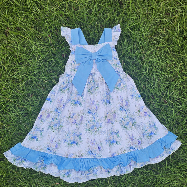Blue Fancy Floral Collection - Dress (RTS)