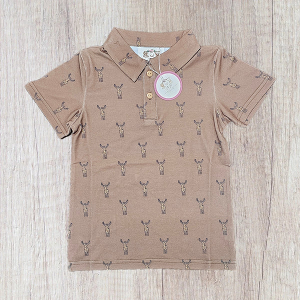 Boys Outdoor Polo Collection- Deer (RTS)