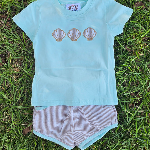 Sara's Seafoam Seashells- Boy Set (RTS)