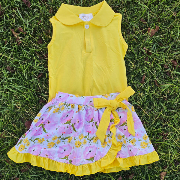 Sassy Skort Collection- Yellow (RTS)
