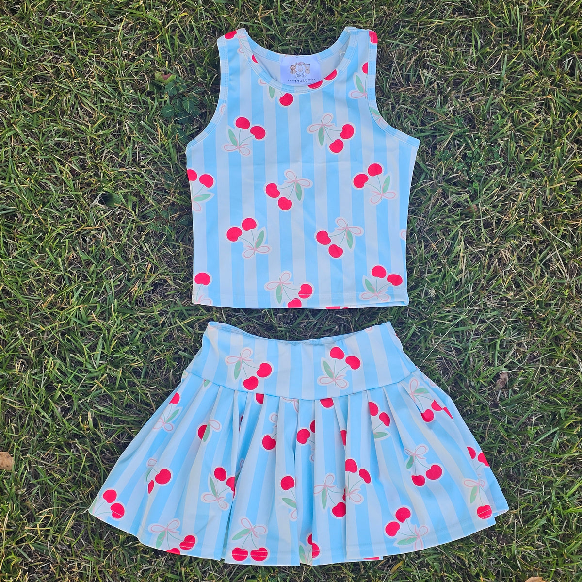 All Things Girly Athletic Collection - Cherries (RTS)