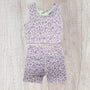 Leopard Athletic Set - Purple (RTS)