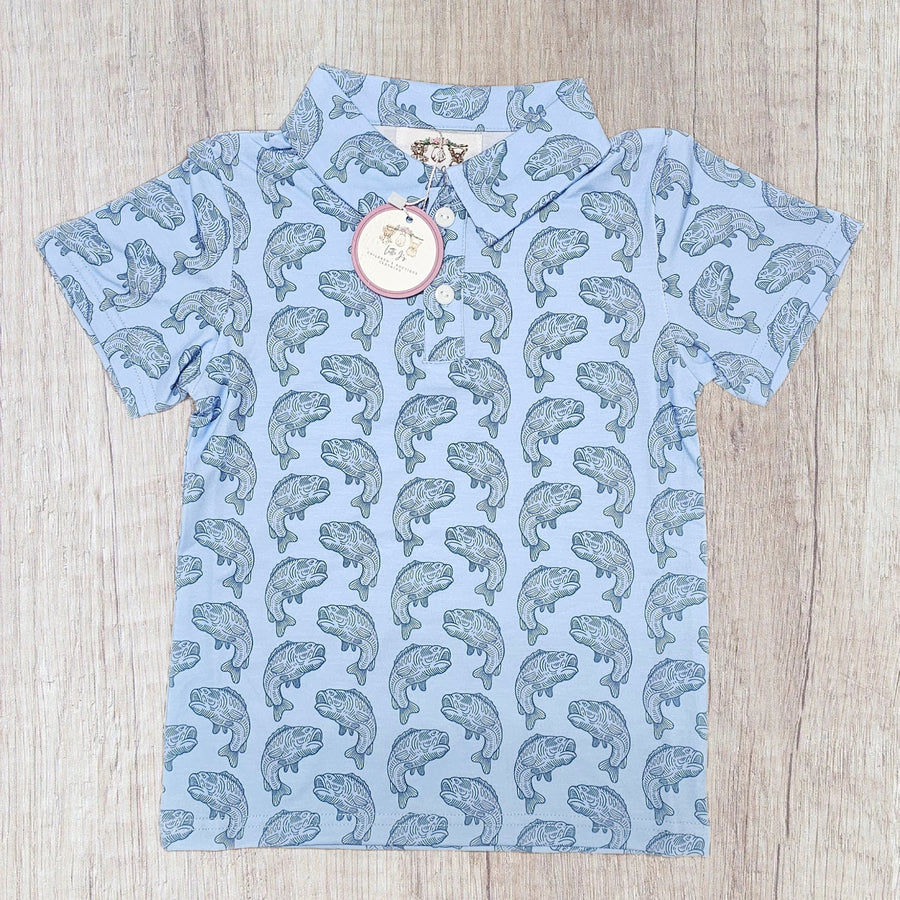 Boys Outdoor Polo Collection- Fish (RTS)