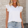 Women's White Eyelet Sleeve (RTS)