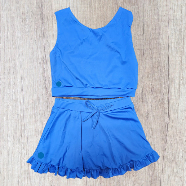 Athletic Set W/Logo - Blue (RTS)