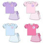 Girl Scallop Collar Skort Set (RTS)
