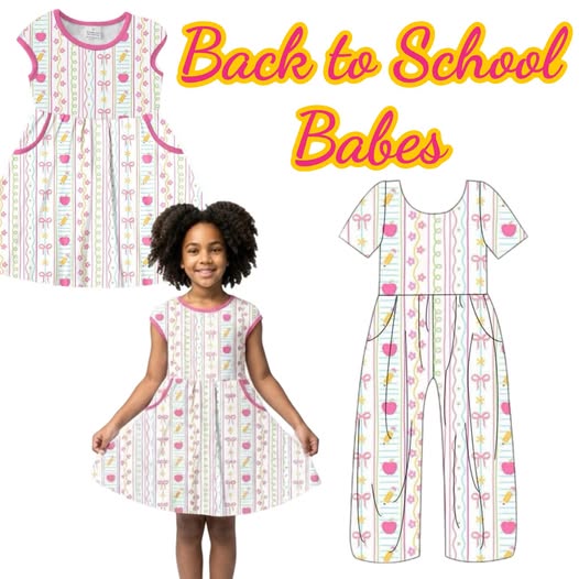 Back To School Babes - Romper (RTS)