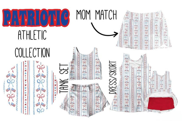 Patriotic Skort Dress (RTS)