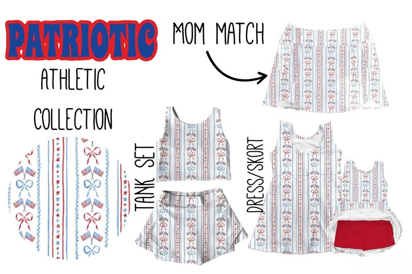Patriotic Skort Dress (RTS)