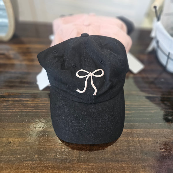 Embroidery Bow Hats (RTS)