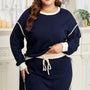 Navy Skort Set (RTS)