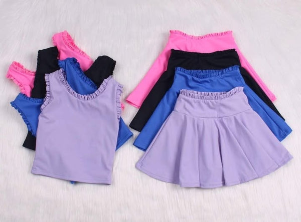 Ruffle Athletic Sets W/Logo (RTS)