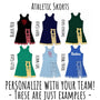 Team Bow Skort Dresses (RTS)