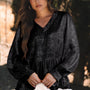 Black Shiny Long Sleeve (RTS)