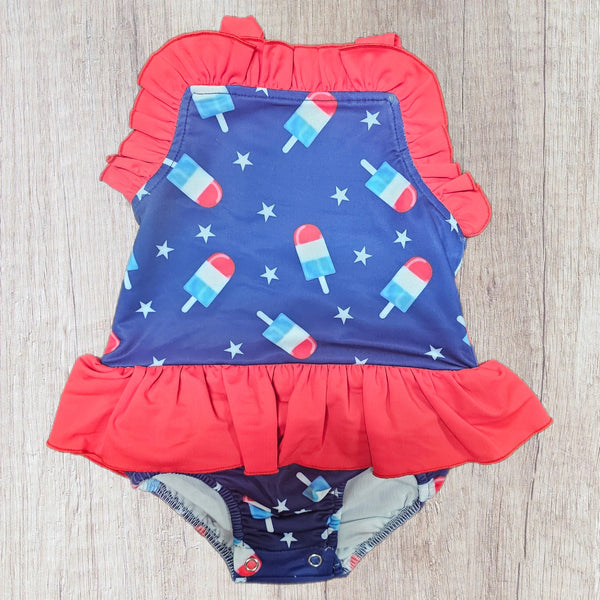 Bomb Pop Swim Collection-1 Piece Girl (RTS)